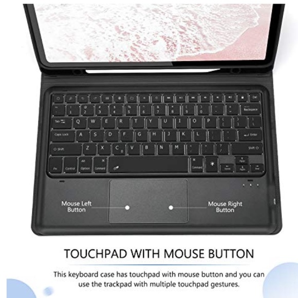 Keyboard Case with Touchpad for iPad Pro 12.9 2021/2020 / 2018 with Screen Prote - Picture 4 of 15